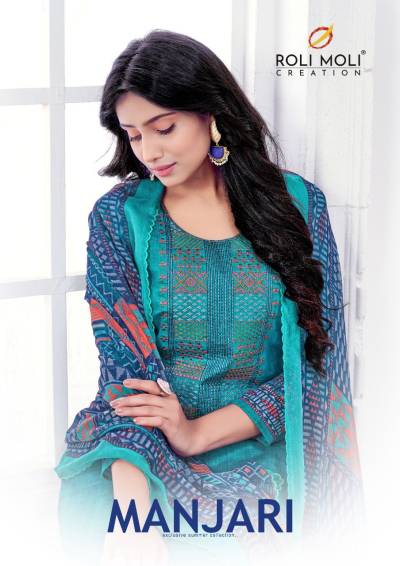 Manjari By Roli Moli Creation Jam Cotton Salwar Kameez Collection